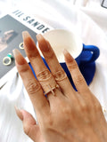 Cross Open Ring-Cross Ring-Fashionable-gold ring-silver ring-cyndi-dai