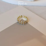 Leaf Open Ring-gold ring-silver ring-cyndi-dai